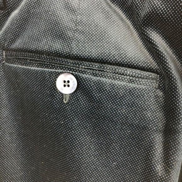 Etro Velvet Straight Leg Trousers Dotted Polka Dot - Picture 6 of 11